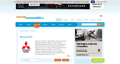 Desktop Screenshot of mitsubishi.katalog-automobilu.cz