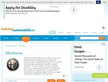 Tablet Screenshot of alfa-romeo.katalog-automobilu.cz