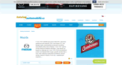 Desktop Screenshot of mazda.katalog-automobilu.cz