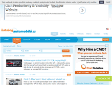 Tablet Screenshot of clanky.katalog-automobilu.cz