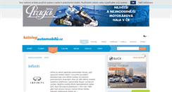 Desktop Screenshot of infiniti.katalog-automobilu.cz