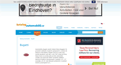 Desktop Screenshot of bugatti.katalog-automobilu.cz