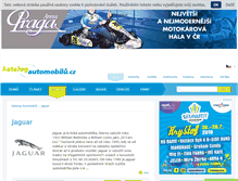 Tablet Screenshot of jaguar.katalog-automobilu.cz