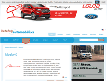 Tablet Screenshot of moskvic.katalog-automobilu.cz