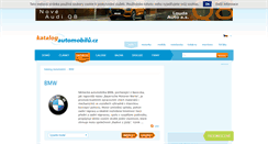 Desktop Screenshot of bmw.katalog-automobilu.cz