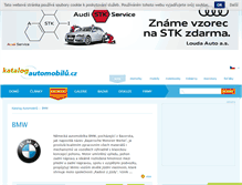 Tablet Screenshot of bmw.katalog-automobilu.cz